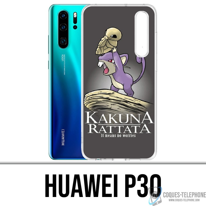 Coque Huawei P30 - Hakuna Rattata Pokémon Roi Lion