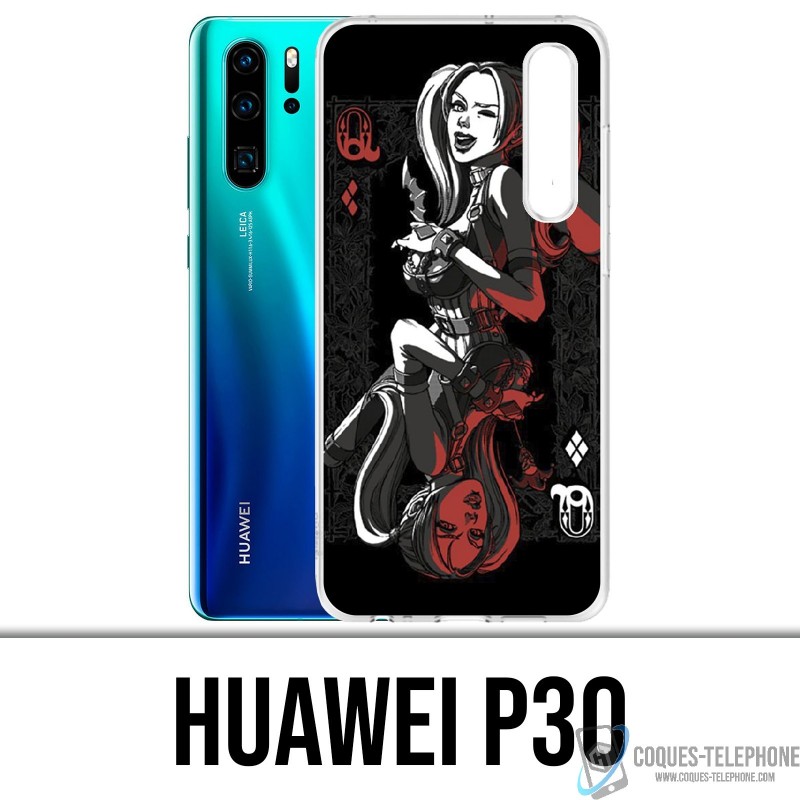 Coque Huawei P30 - Harley Queen Carte