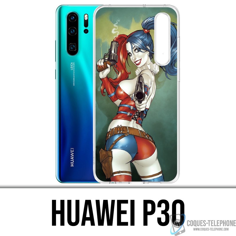 Coque Huawei P30 - Harley Quinn Comics