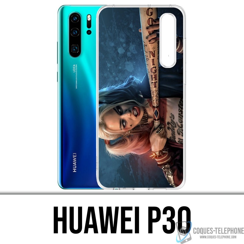 Custodia Huawei P30 - Harley-Quinn-Batte