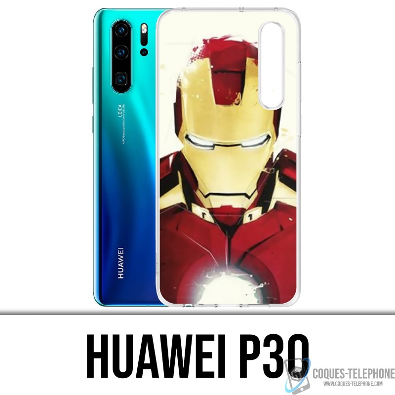 Huawei P30 Case - Iron Man Paintart