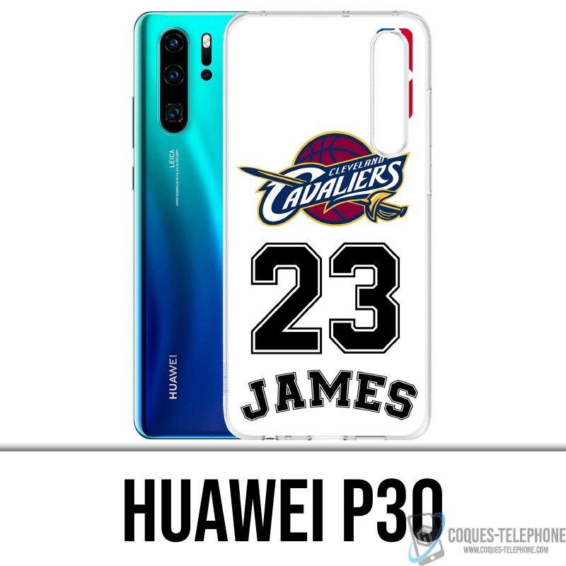 Coque Huawei P30 - Lebron James Blanc