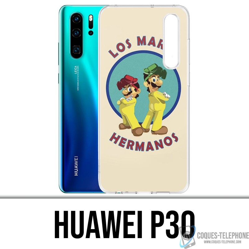 Huawei P30 Custodia - Los Mario Hermanos