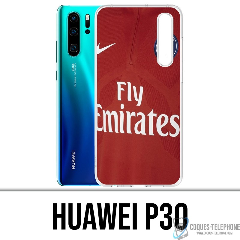 Huawei P30 Custodia - Maglia rossa Psg Jersey