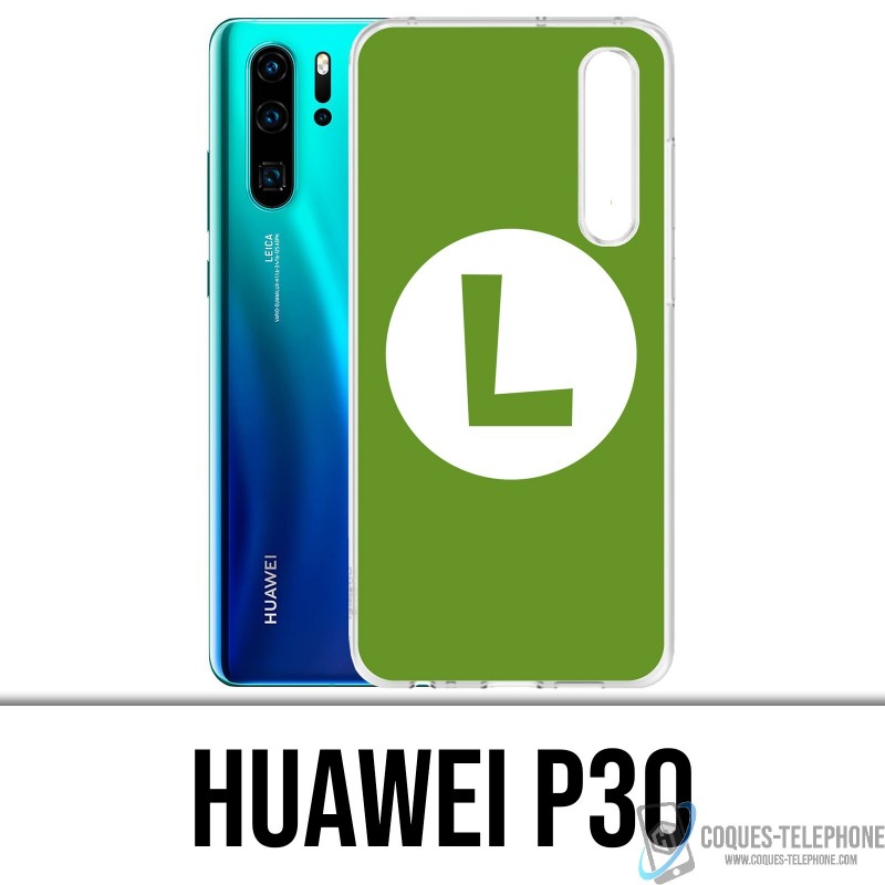 Coque Huawei P30 - Mario Logo Luigi