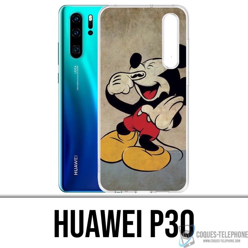 Huawei P30 Custodia - Mickey Moustache