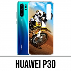 Huawei P30 Custodia - Motocross Sable