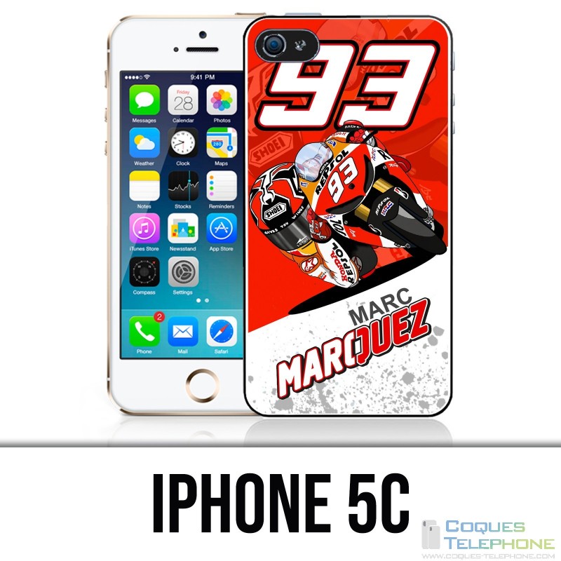 Coque iPhone 5C - Marquez Cartoon