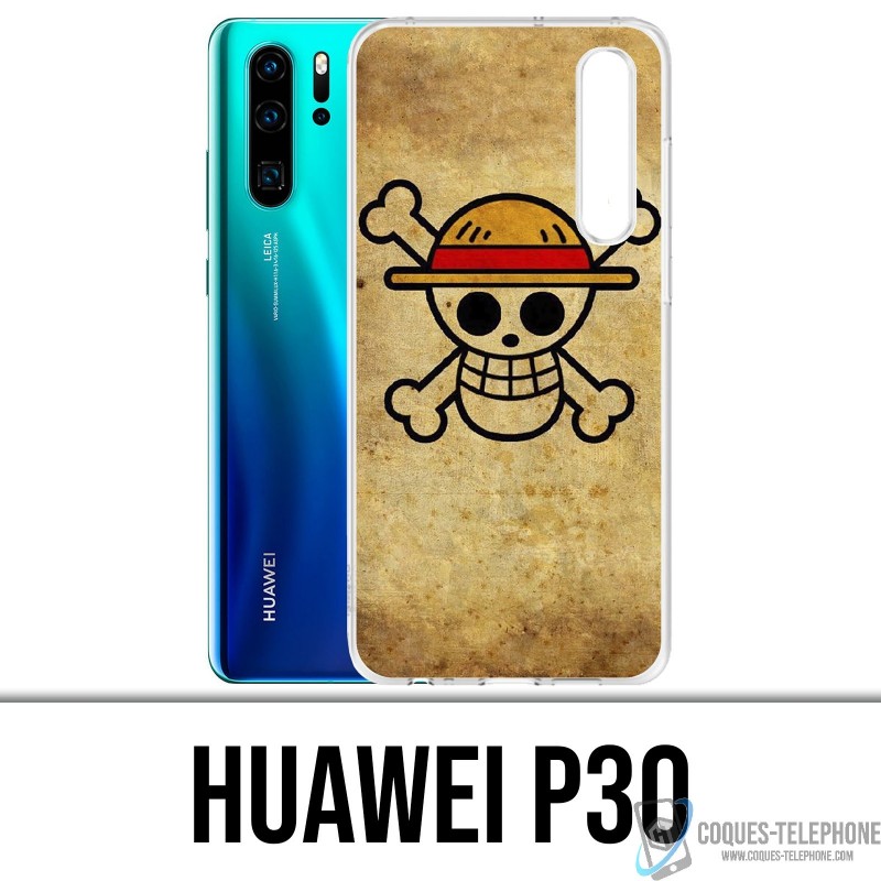Funda Huawei P30 - Logotipo antiguo de una pieza