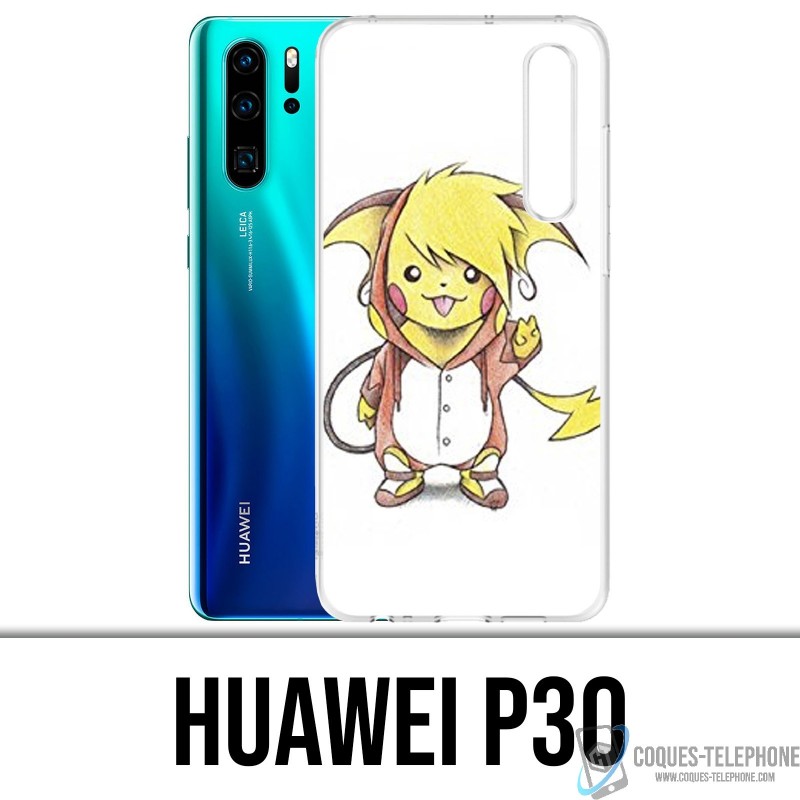 Coque Huawei P30 - Pokémon Bébé Raichu