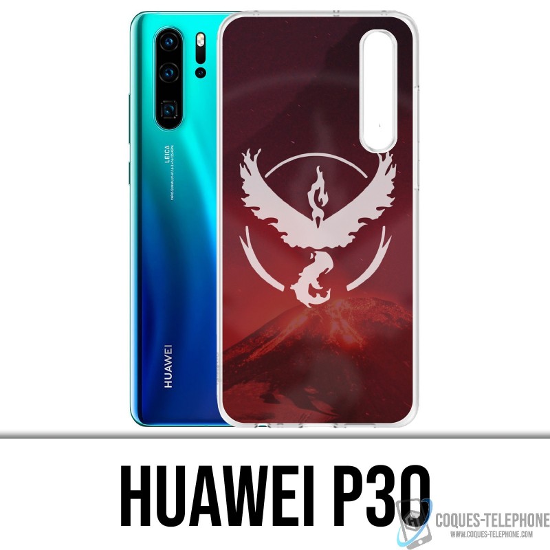 Case Huawei P30 - Pokémon Go Team Tapferkeit