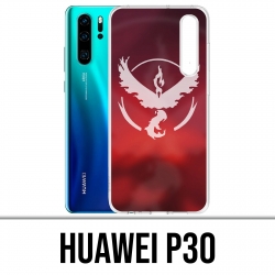 Funda P30 Huawei - Pokémon Go Team Red Grunge