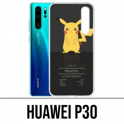 Huawei P30 Case - Pokémon Pikachu Id-Karte