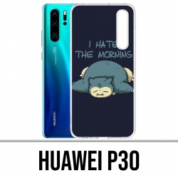 Huawei P30 Funda - Pokémon Ronflex Odio Mañana