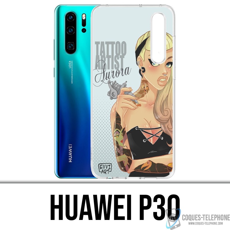 Huawei Case P30 - Prinzessin Aurora Künstlerin