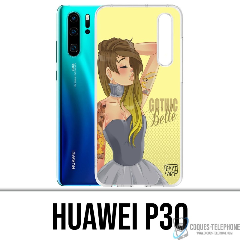 Funda Huawei P30 - Princesa Belle Gothic