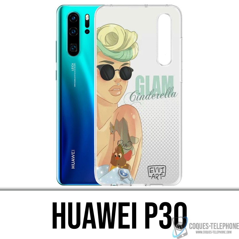 Coque Huawei P30 - Princesse Cendrillon Glam