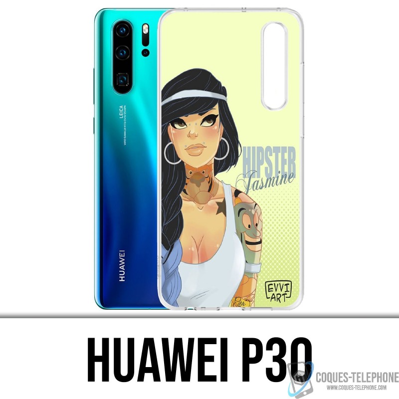 Funda Huawei P30 - Princesa Disney Jasmine Hipster