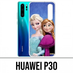 Custodia Huawei P30 - Regina delle nevi Elsa e Anna