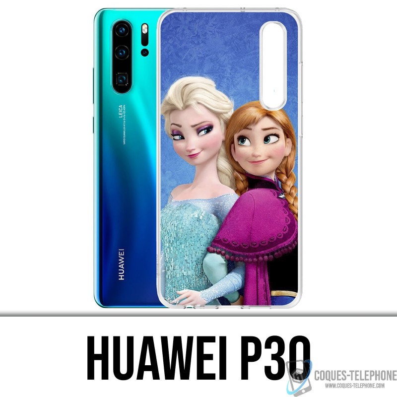 Custodia Huawei P30 - Regina delle nevi Elsa e Anna