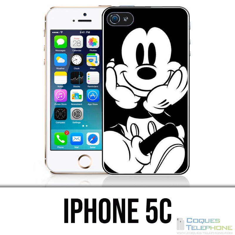 Custodia per iPhone 5C - Topolino in bianco e nero