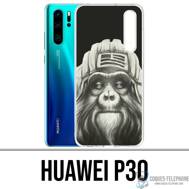 Case Huawei P30 - Affe Affe Aviator