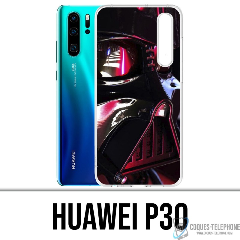 Coque Huawei P30 - Star Wars Dark Vador Casque