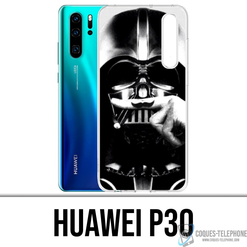 Funda Huawei P30 - Star Wars Bigote de Darth Vader