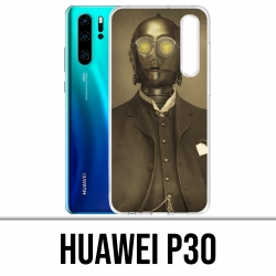 Huawei P30 Custodia - Star Wars Vintage C3Po