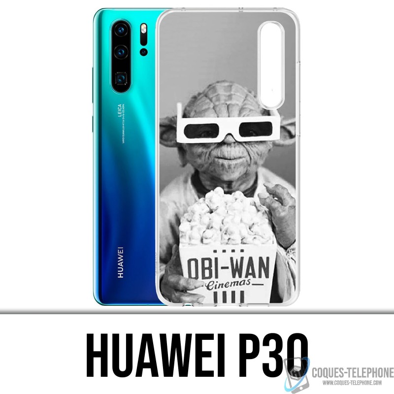 Coque Huawei P30 - Star Wars Yoda Cinéma