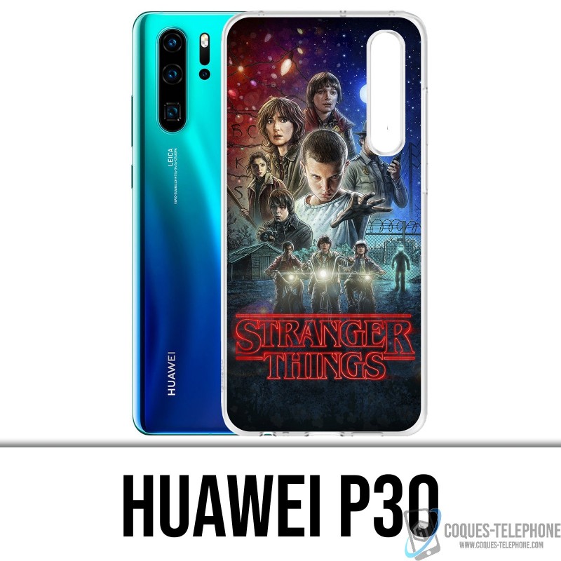 Funda Huawei P30 - Cartel de Cosas Extrañas