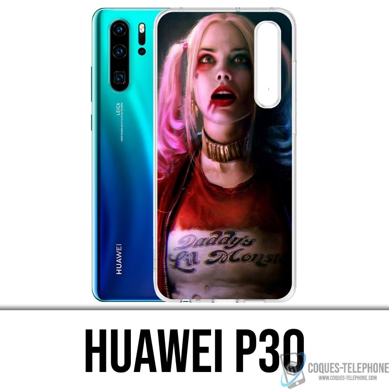 Coque Huawei P30 - Suicide Squad Harley Quinn Margot Robbie