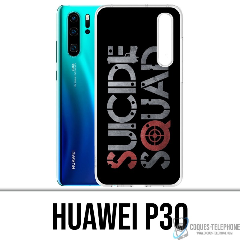 Case Huawei P30 - Suicide Squad Logo