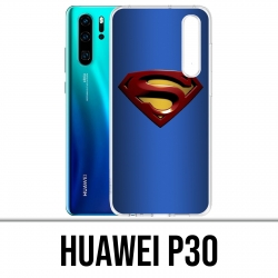 Huawei P30 Custodia - Logo Superman