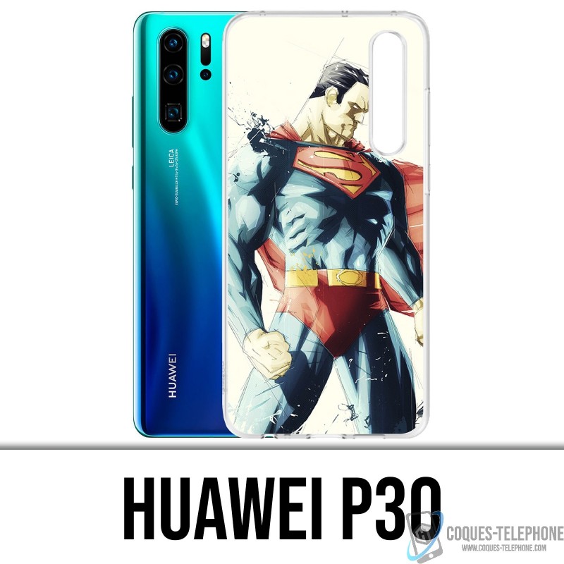 Coque Huawei P30 - Superman Paintart