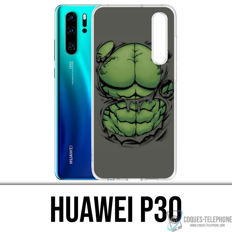 Coque Huawei P30 - Torse Hulk