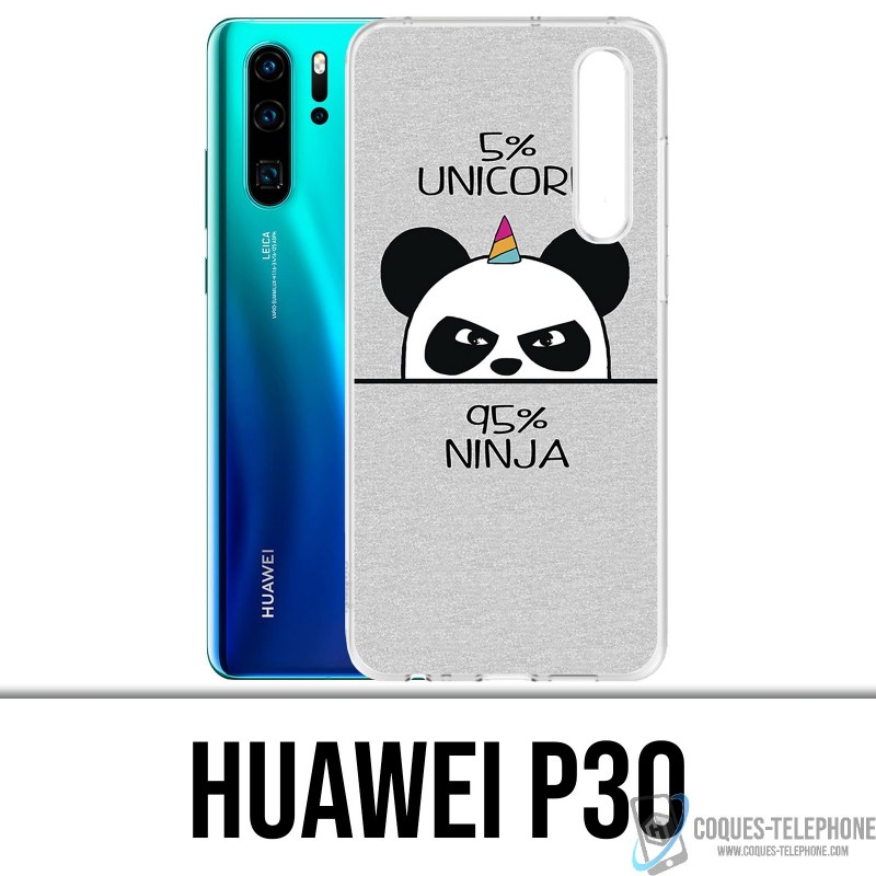 Funda Huawei P30 - Unicorn Ninja Panda Unicornio