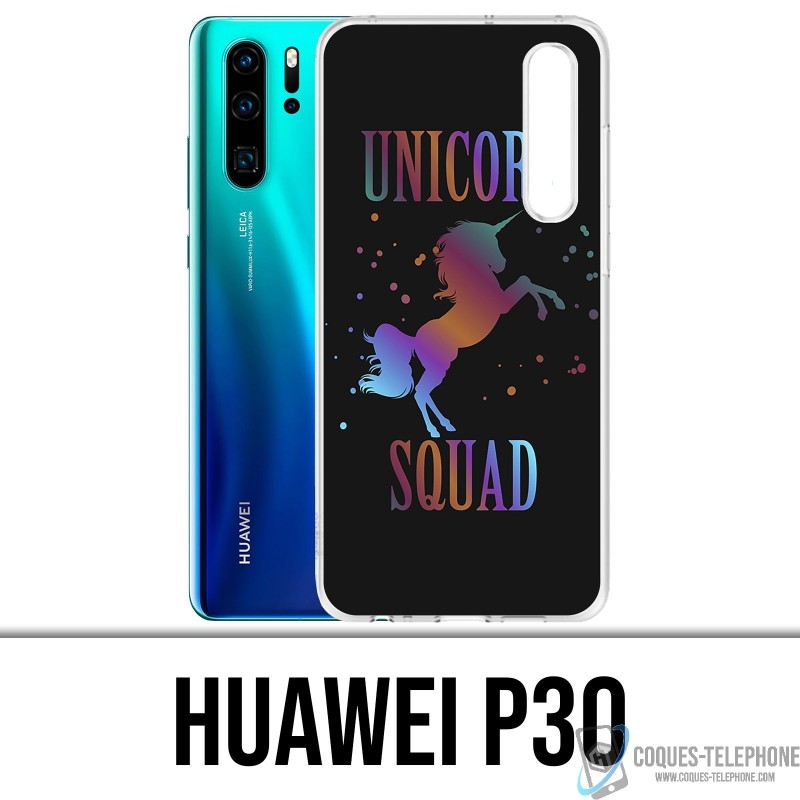 Case Huawei P30 - Einhorn-Kader