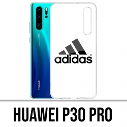 Funda Huawei P30 PRO - Logotipo Adidas Blanco