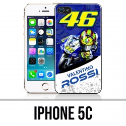 Coque iPhone 5C - Motogp Rossi Cartoon