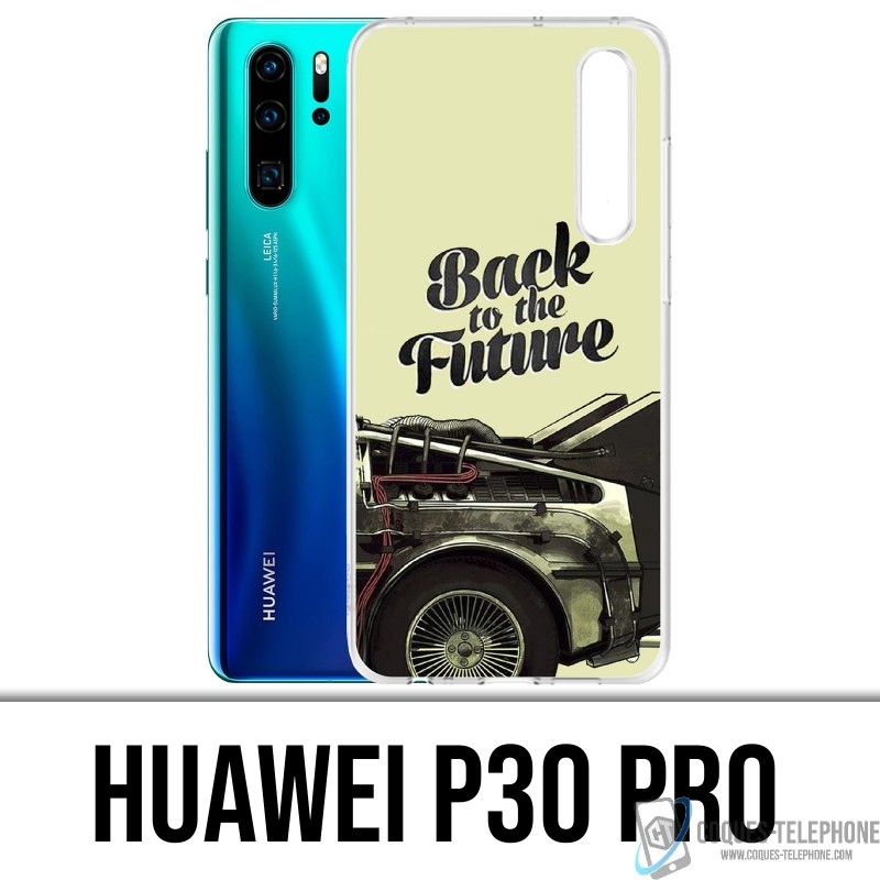 Funda Huawei P30 PRO - Back To The Future Delorean