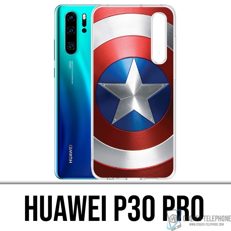 Coque Huawei P30 PRO - Bouclier Captain America Avengers