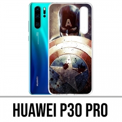 Case Huawei P30 PRO - Kapitän America Grunge Avengers