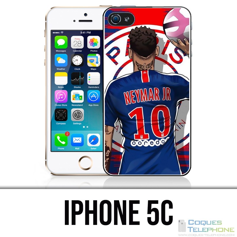 Custodia per iPhone 5C - Neymar Psg