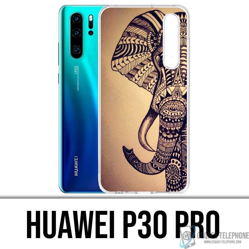 Case Huawei P30 PRO - Aztekischer Elefant aus dem Jahrgang