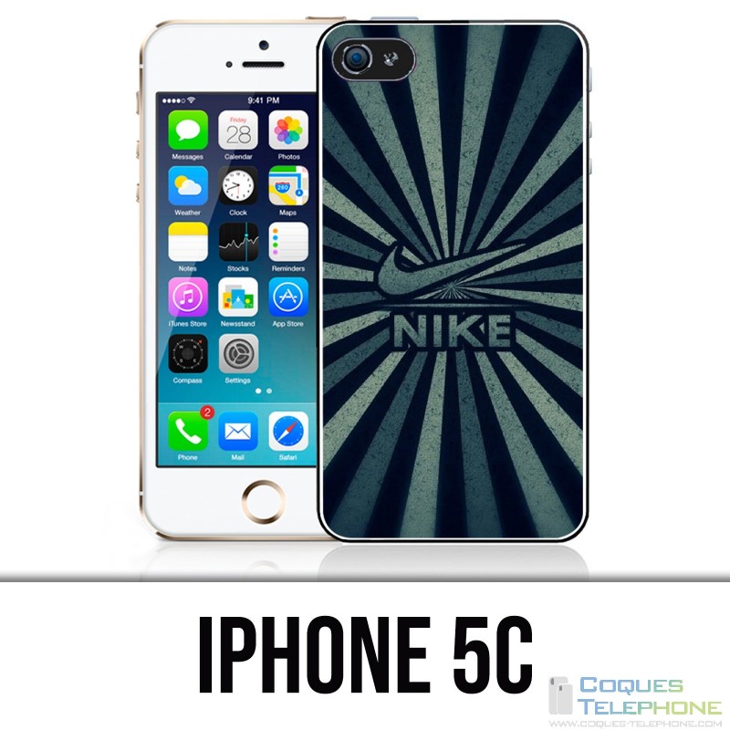 Custodia per iPhone 5C - Logo vintage Nike