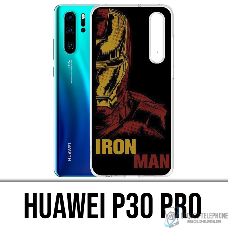 Funda Huawei P30 PRO - Iron Man Comics