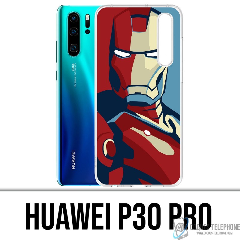 Funda Huawei P30 PRO - Cartel de diseño de Iron Man