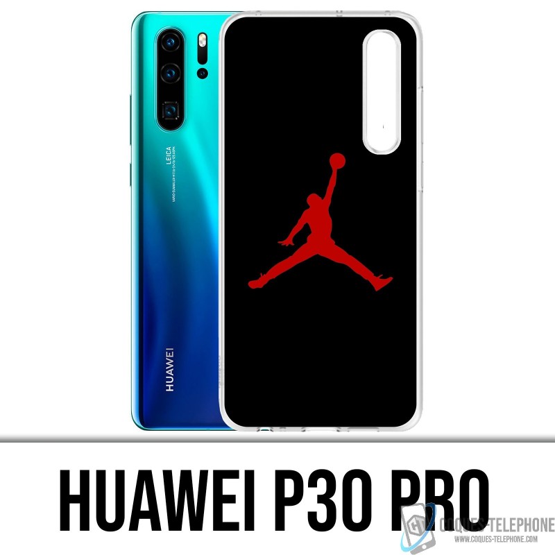 Huawei P30 PRO Custodia - Jordan Basket Logo Nero