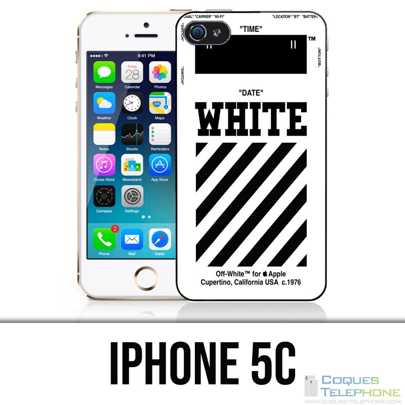 Coque iPhone 5C - Off White Blanc